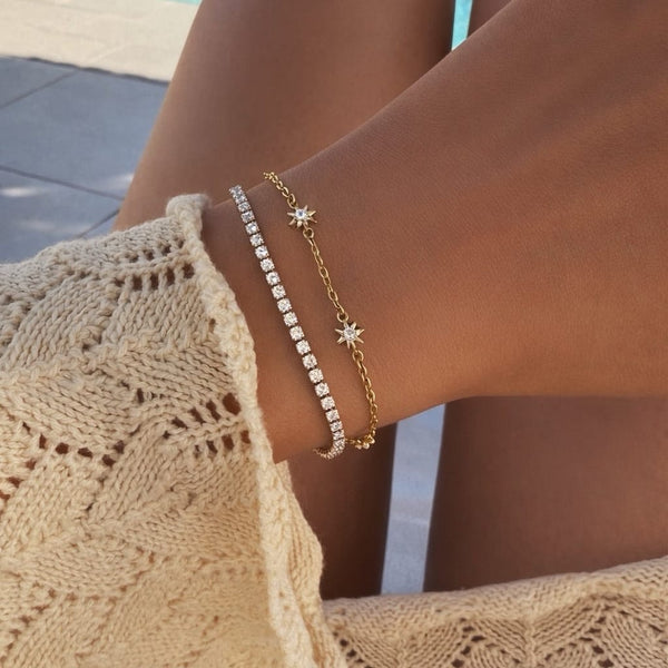 Bohomoon Stainless Steel Bardot Tennis Bracelet