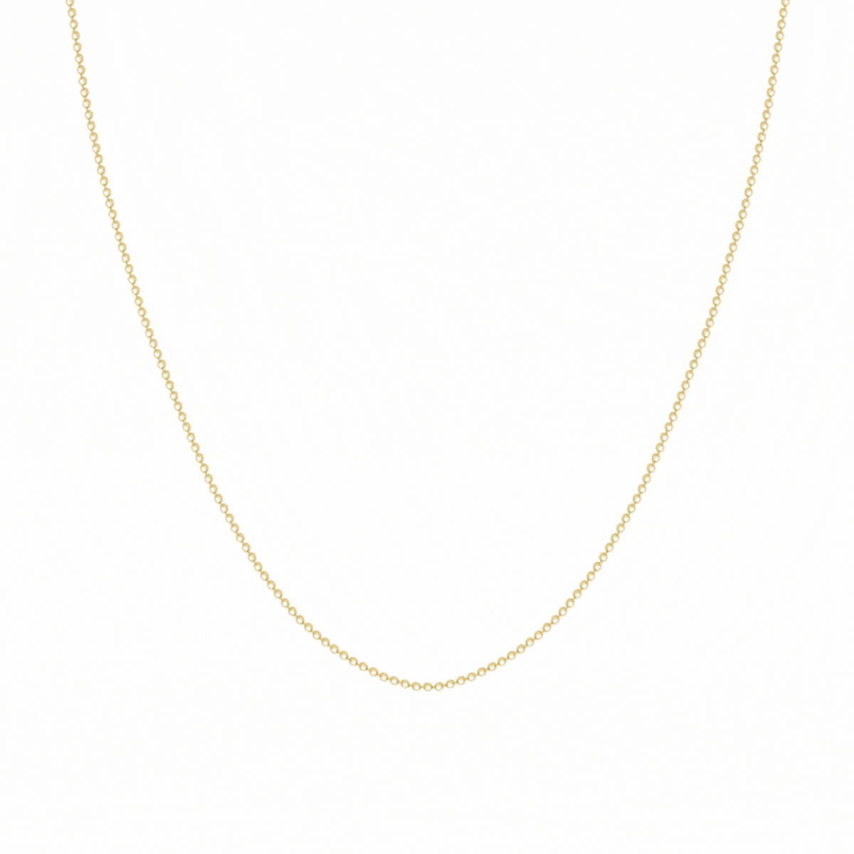 Bohomoon Stainless Steel Beaded Glide Chain