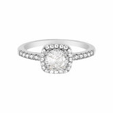 BohoMoon Stainless Steel Bejewelled Ring Silver / US 6 / UK L / EUR 51 (small)