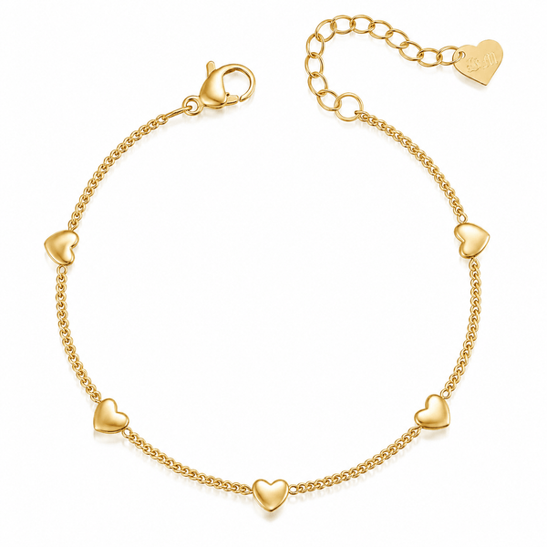 Bohomoon Stainless Steel Beloved Heart Bracelet