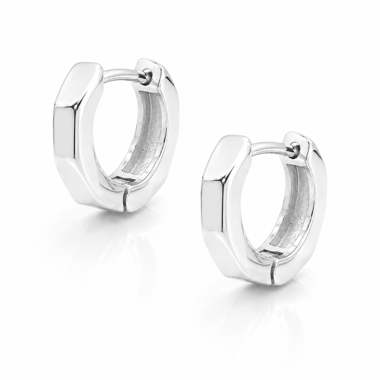 Bohomoon Stainless Steel Bessie Hoop Earrings
