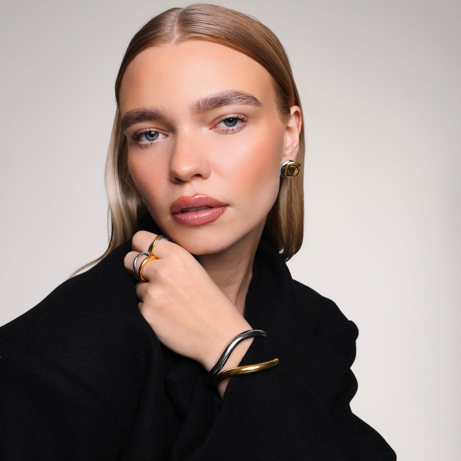 Bohomoon Stainless Steel Billy Stud Earrings