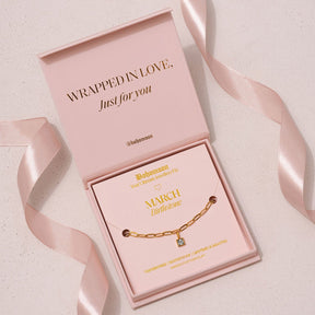 Bohomoon Stainless Steel Birthstone Bracelet