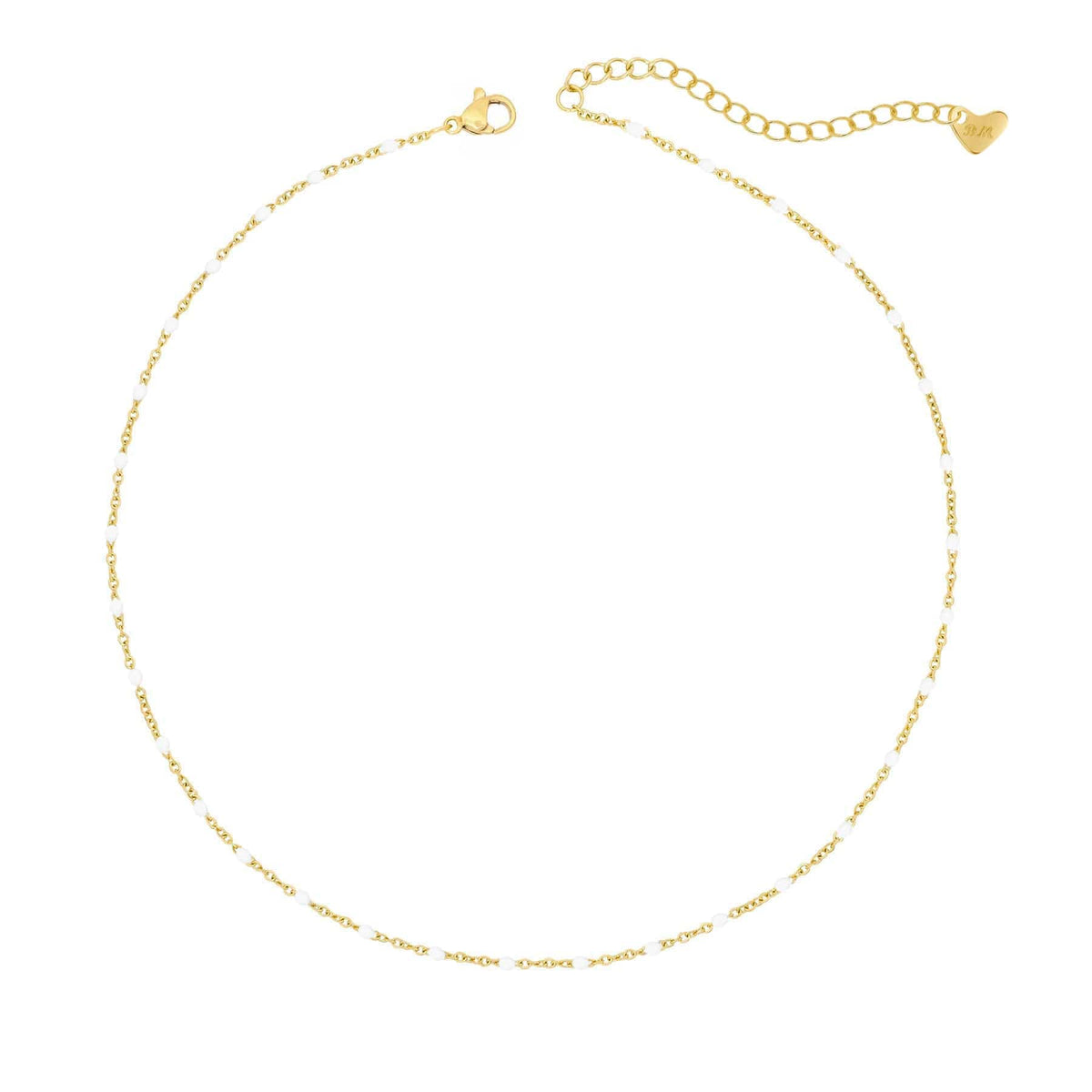 Bohomoon Stainless Steel Blanco Beaded Necklace