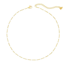 Bohomoon Stainless Steel Blanco Beaded Necklace