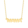 Bohomoon Stainless Steel Block Mama Heart Necklace