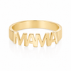 Bohomoon Stainless Steel Block Mama Ring