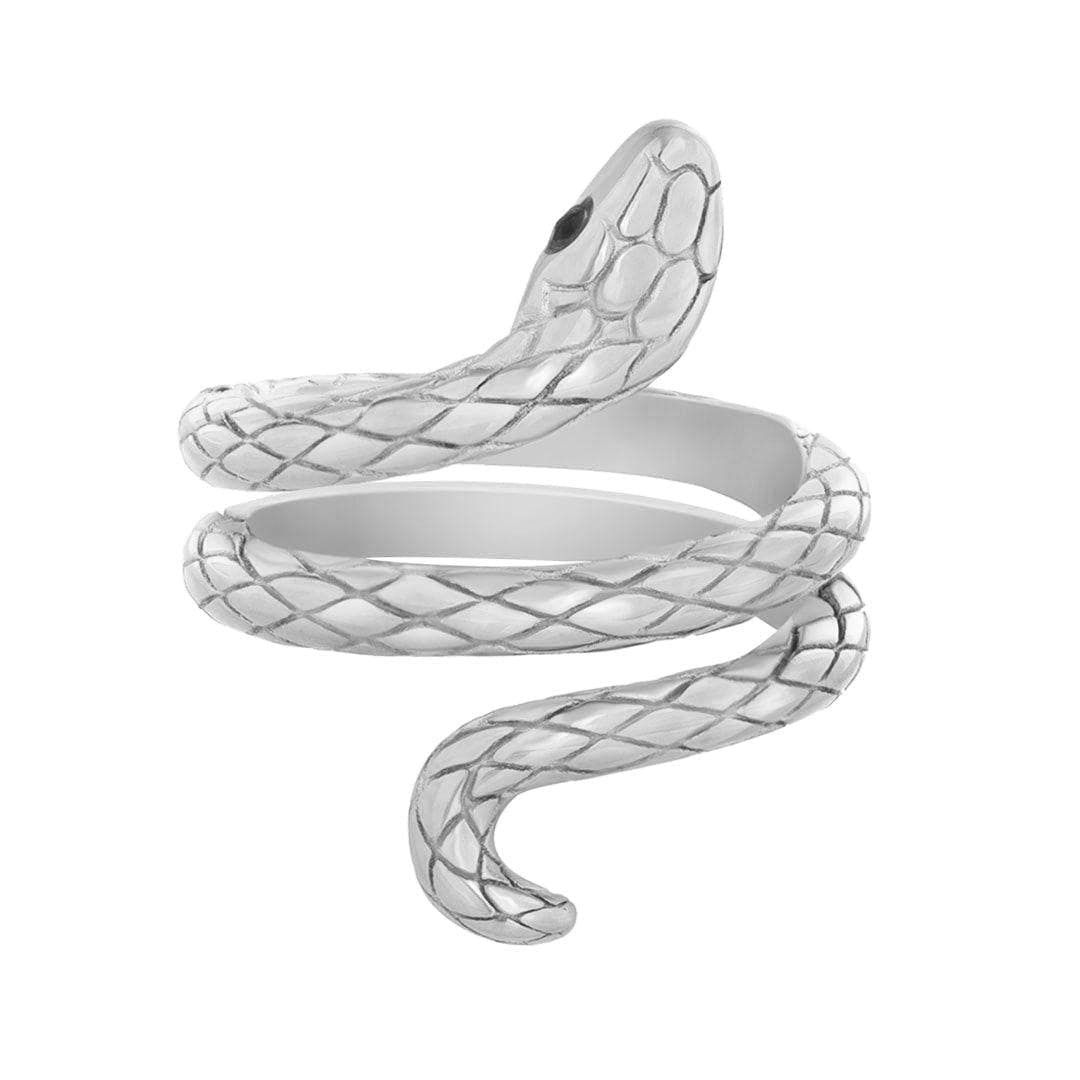 BohoMoon Stainless Steel Boa Ring Silver / US 6 / UK L / EUR 51 (small)
