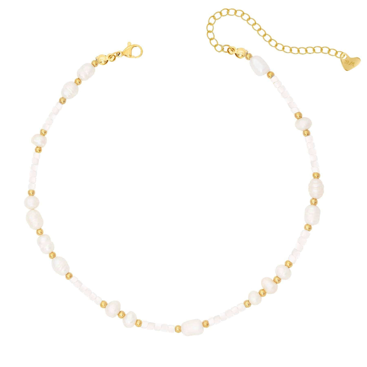 Bohomoon Pearl Choker Necklace