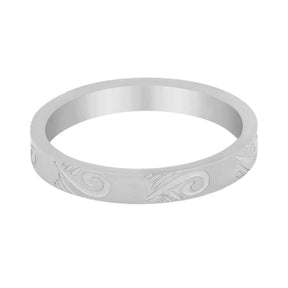 BohoMoon Stainless Steel Boudoir Ring Silver / US 4 / UK H / EUR 46 / (xxsmall)