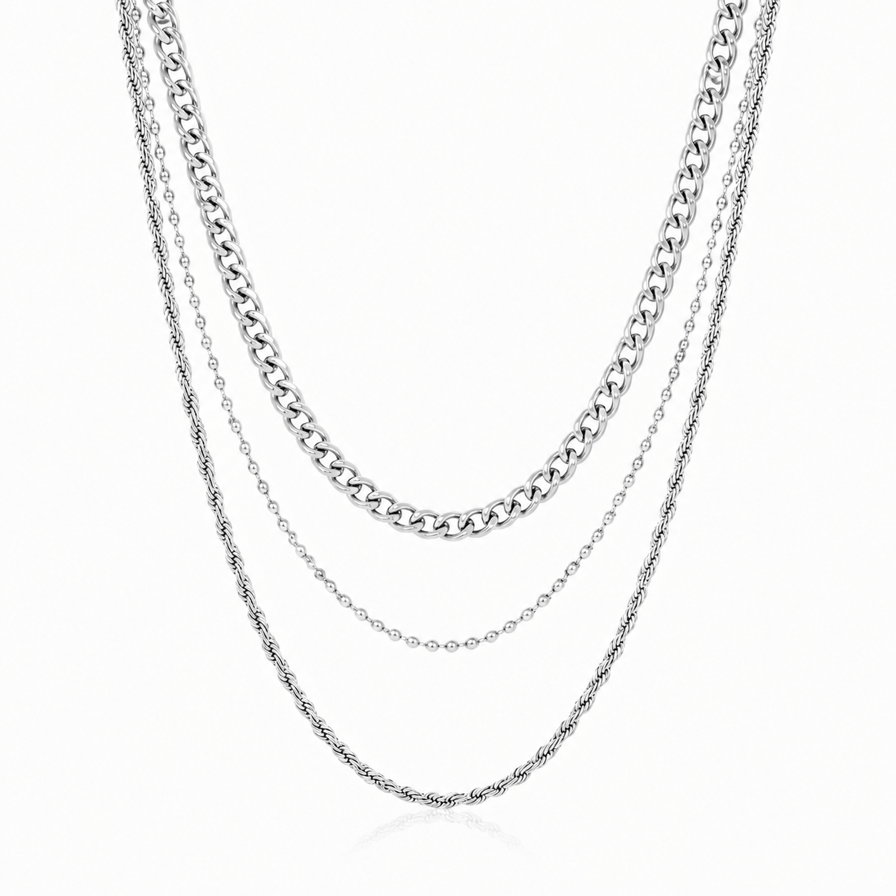 Bohomoon Stainless Steel Brandi Layered Necklace