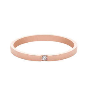 BohoMoon Stainless Steel Brea Ring Rose Gold / US 3 / UK F / EUR 44 / (midi)