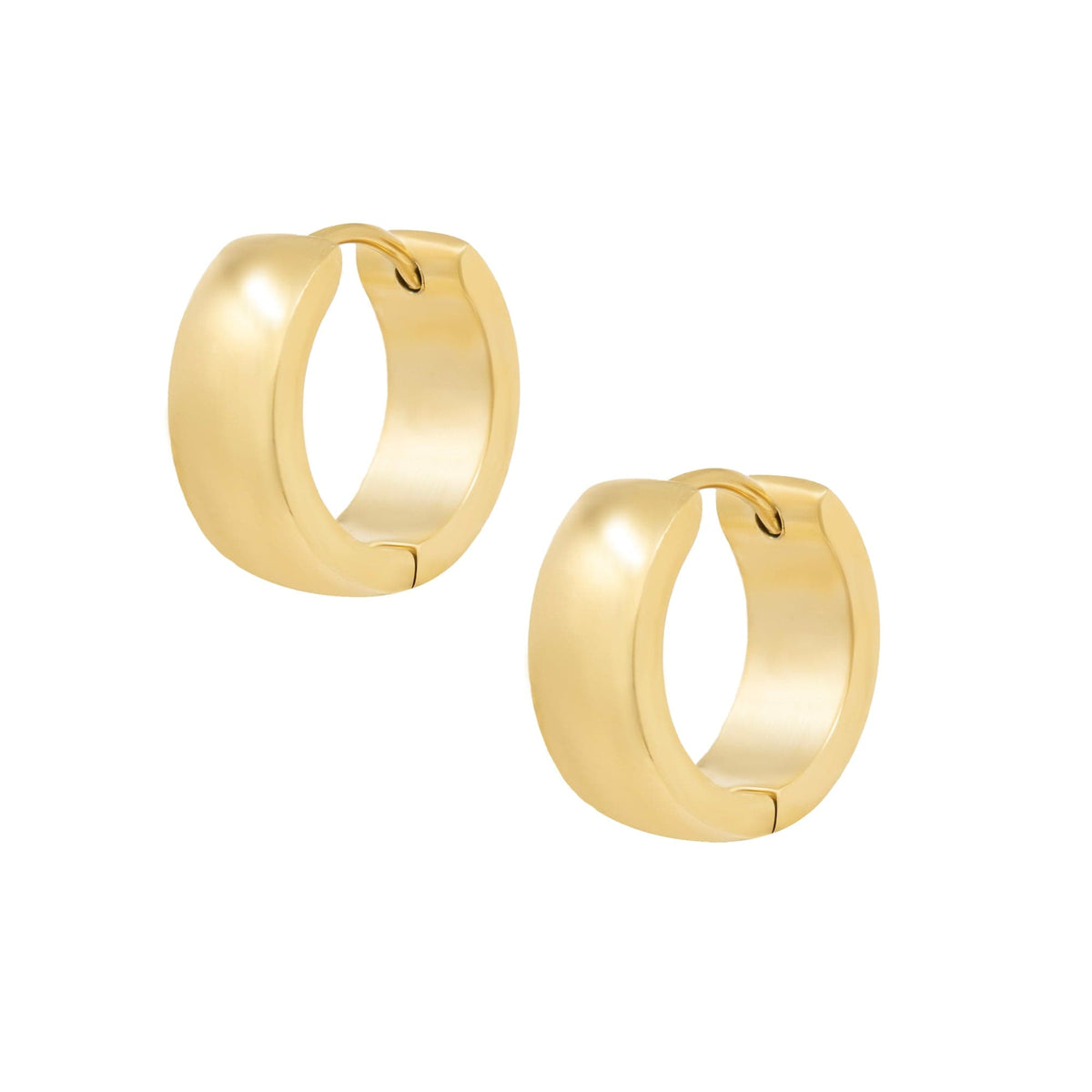 BohoMoon Stainless Steel Brianna Hoop Earrings Gold