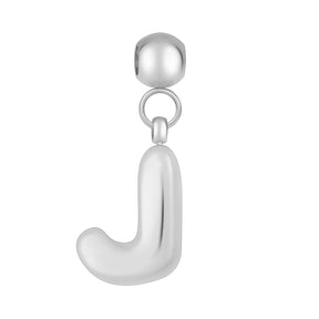 Bohomoon Stainless Steel Bubble J Charm