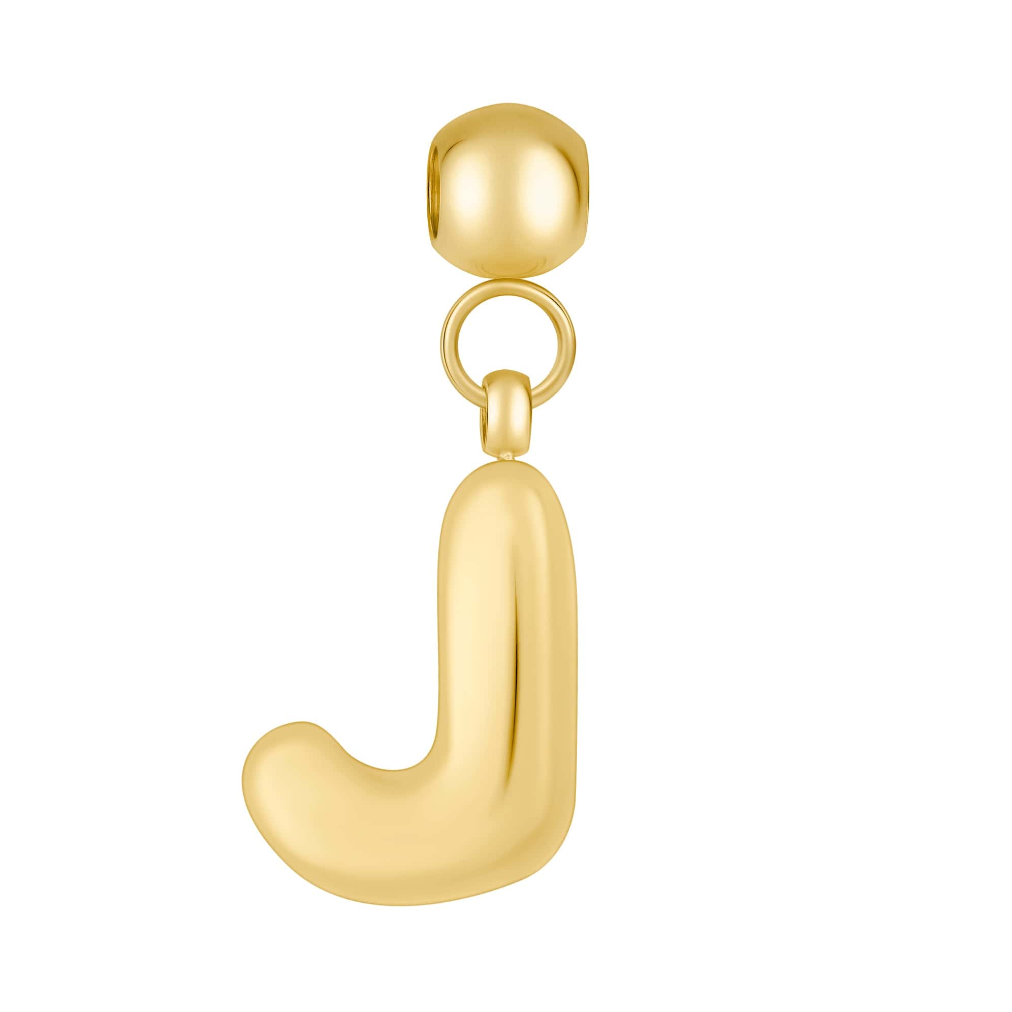 Bohomoon Stainless Steel Bubble J Charm