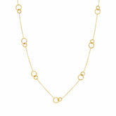 BohoMoon Stainless Steel Bubble Necklace Gold