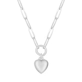 Bohomoon Stainless Steel Bubblegum Heart Necklace