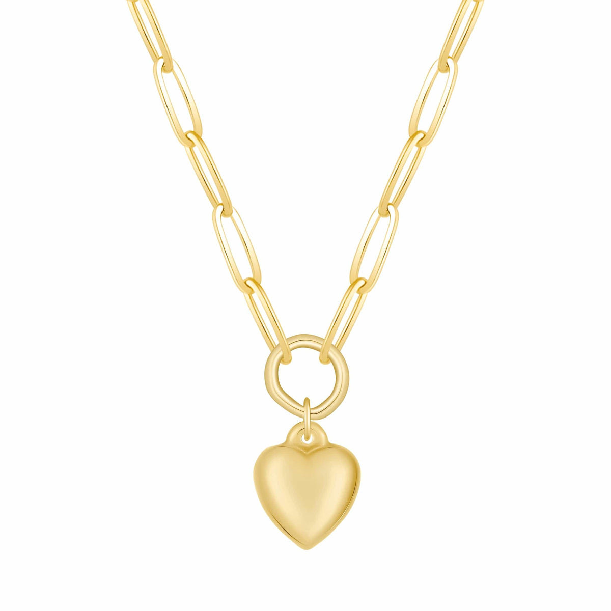 Bohomoon Stainless Steel Bubblegum Heart Necklace