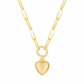 Bohomoon Stainless Steel Bubblegum Heart Necklace