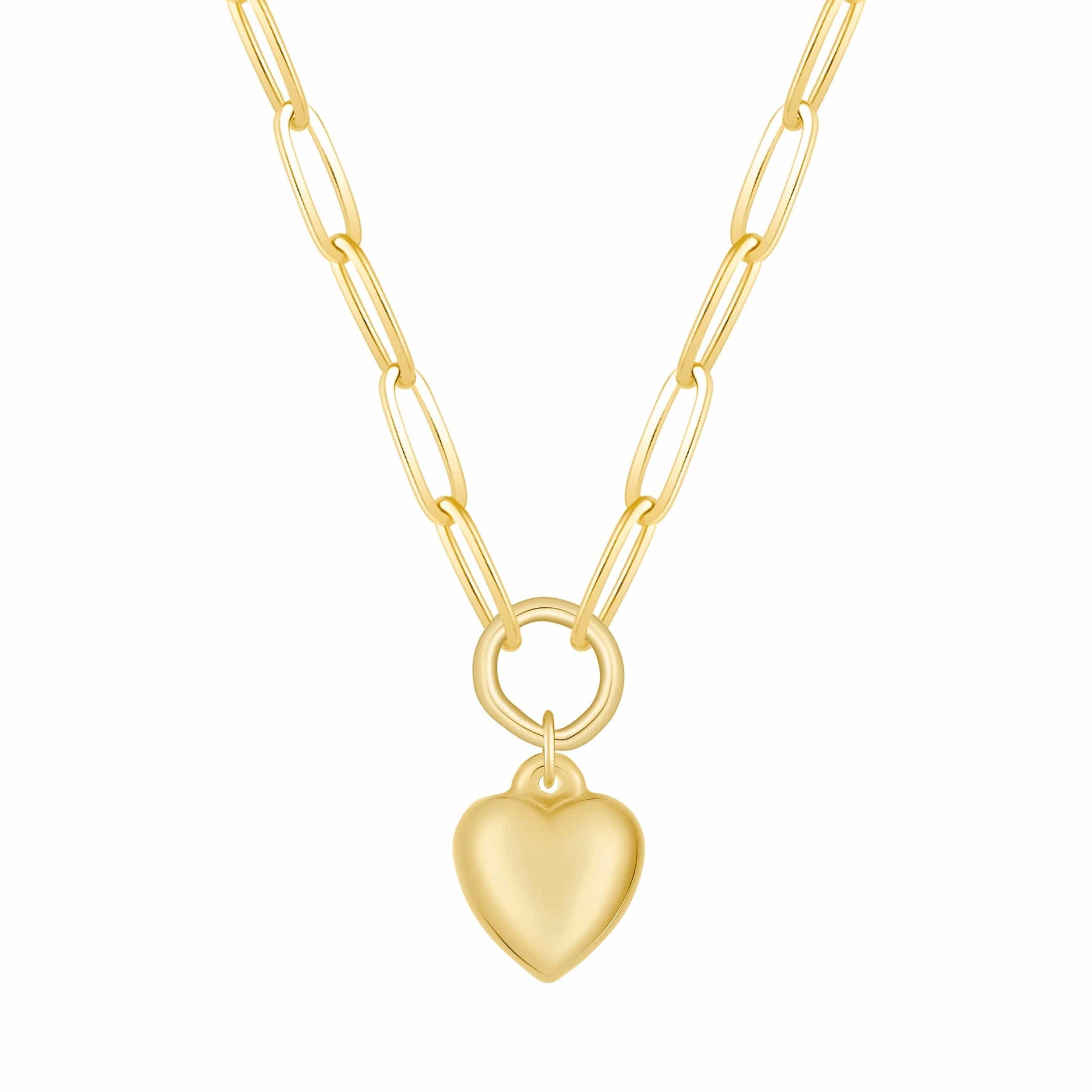 Bohomoon Stainless Steel Bubblegum Heart Necklace
