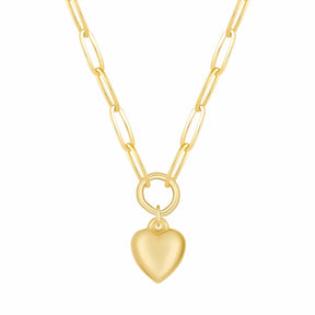 Bohomoon Stainless Steel Bubblegum Heart Necklace