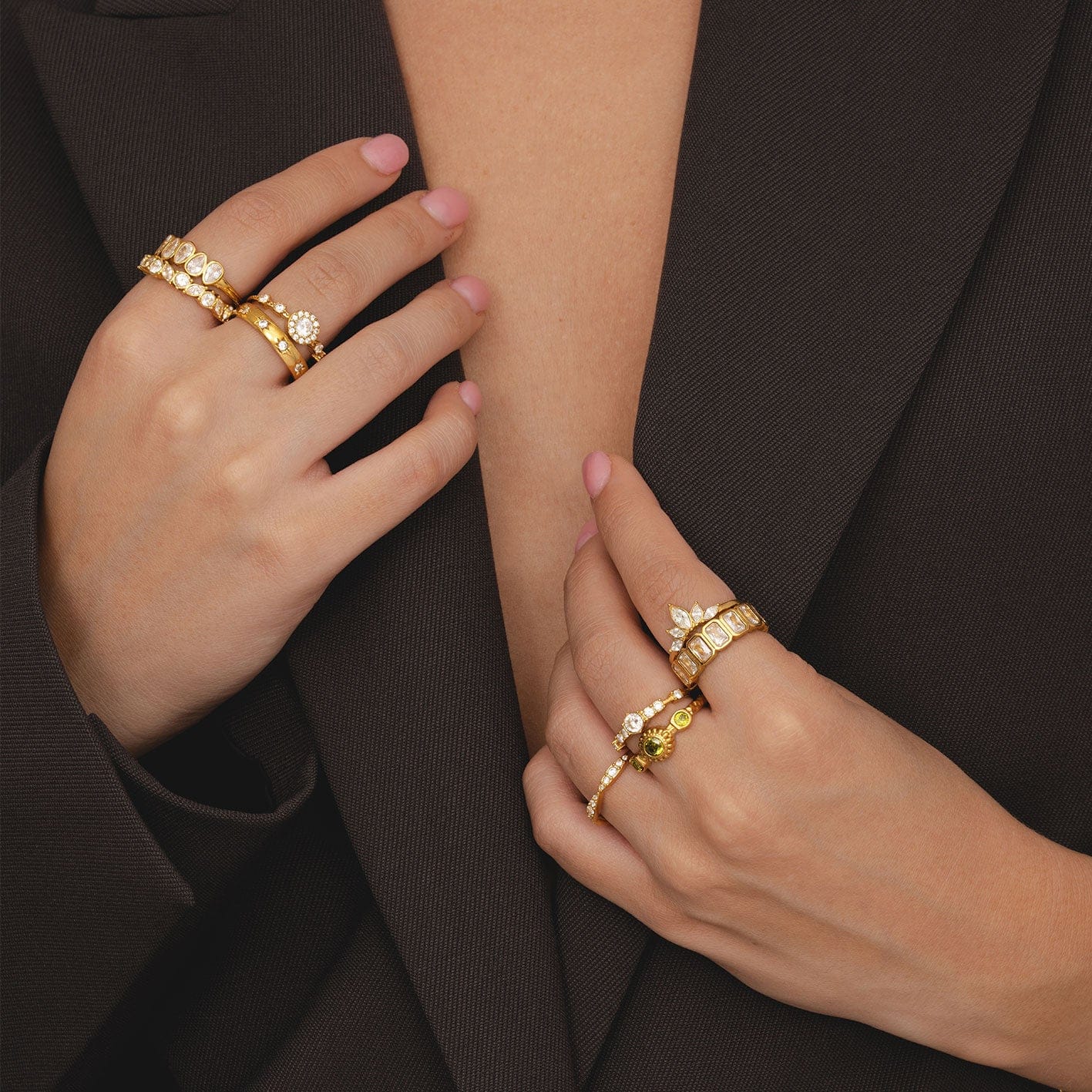 Bohomoon Stainless Steel Cadence Ring