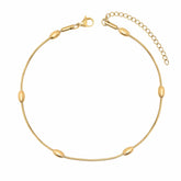 BohoMoon Stainless Steel Cara Anklet Gold