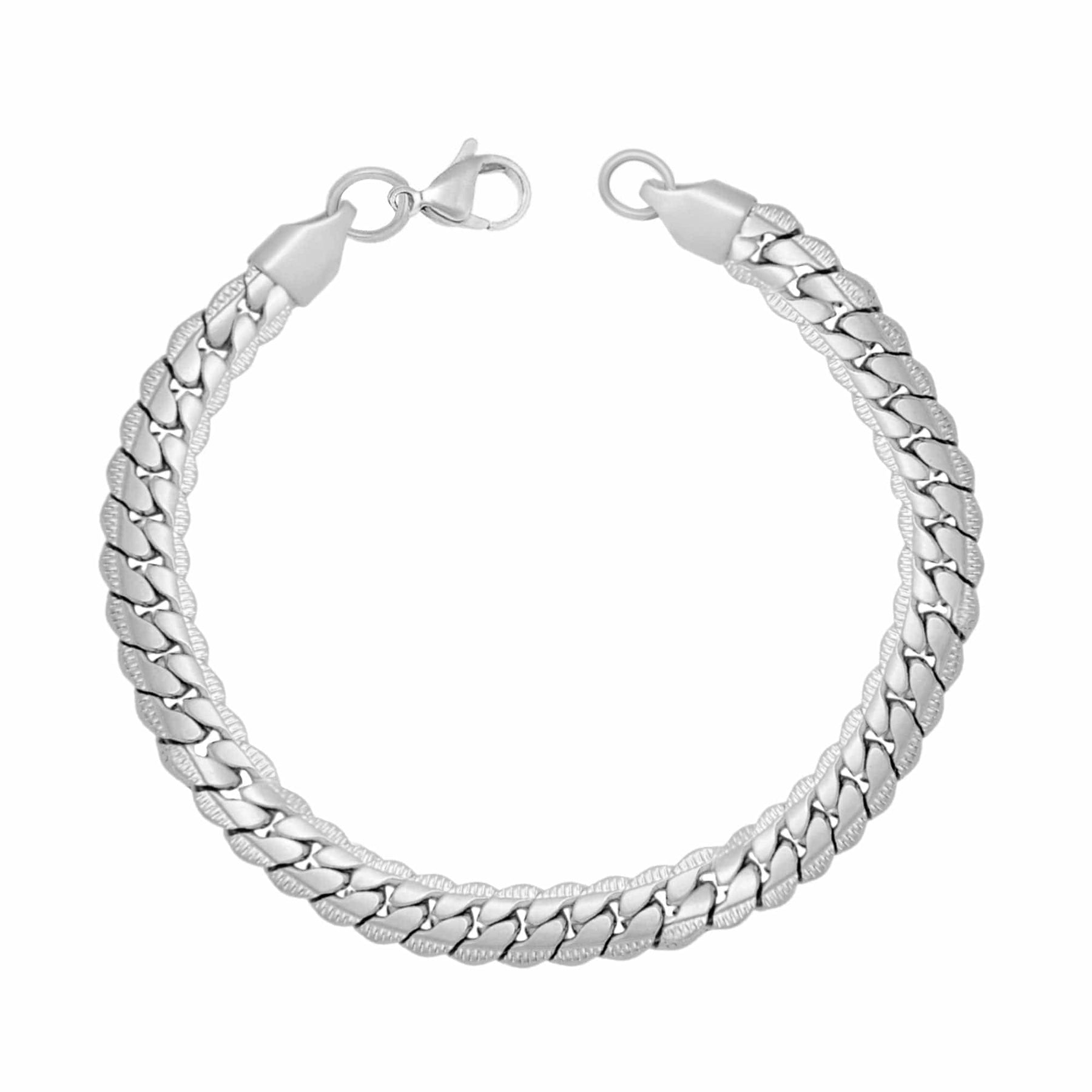 BohoMoon Stainless Steel Cardi Bracelet Silver / Small