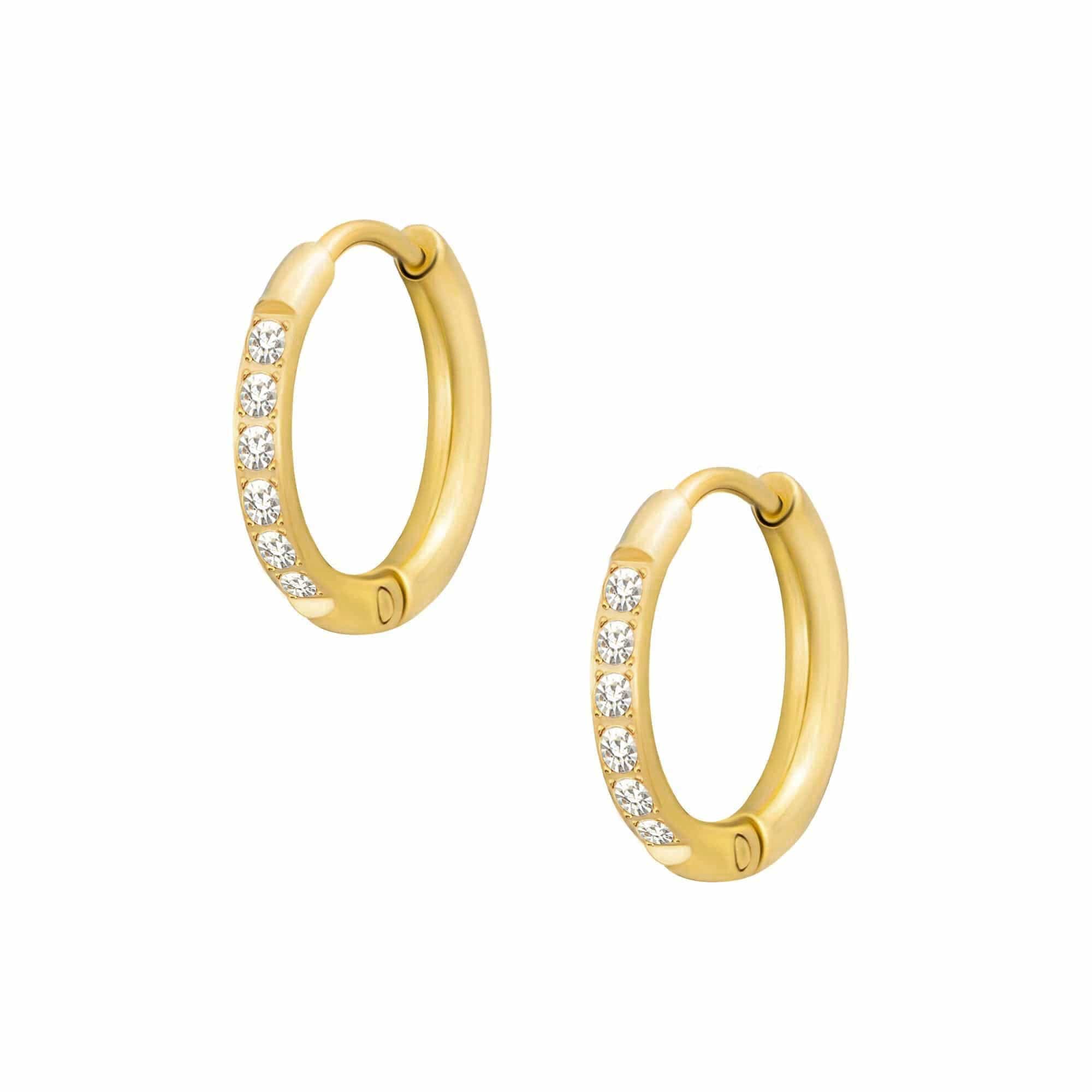 BOHOMOON Stainless Steel Caterina Hoop Earrings Gold / Small