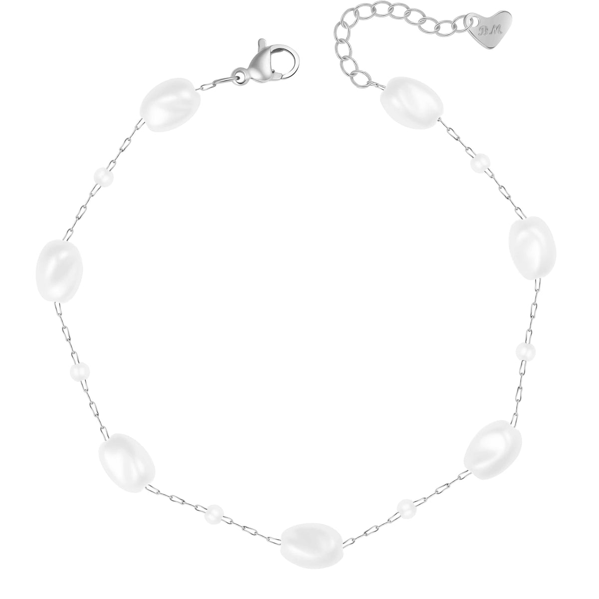 Bohomoon Stainless Steel Cayenne Pearl Bracelet
