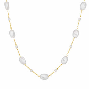 Bohomoon Stainless Steel Cayenne Pearl Choker