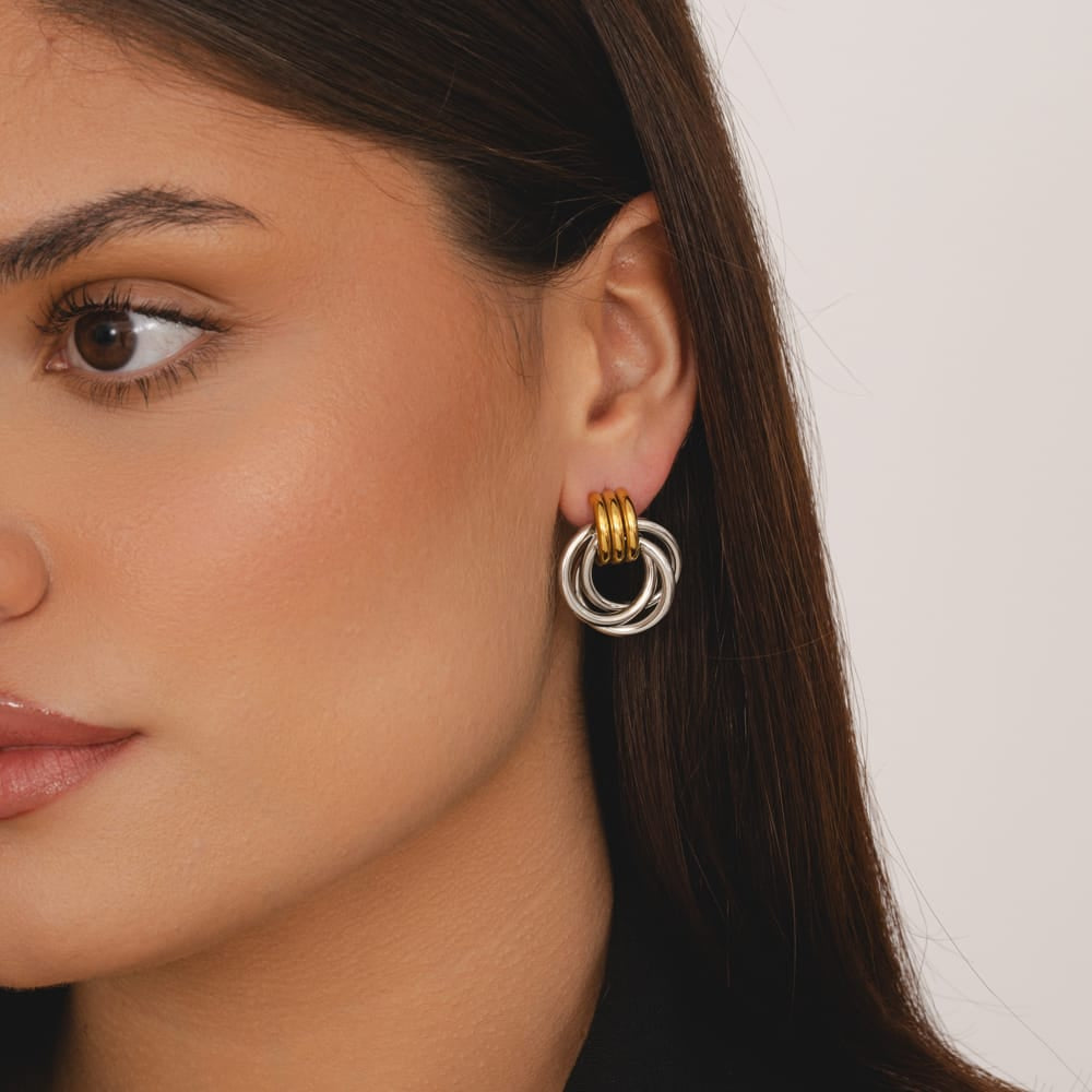 Bohomoon Stainless Steel Cece Stud Earrings