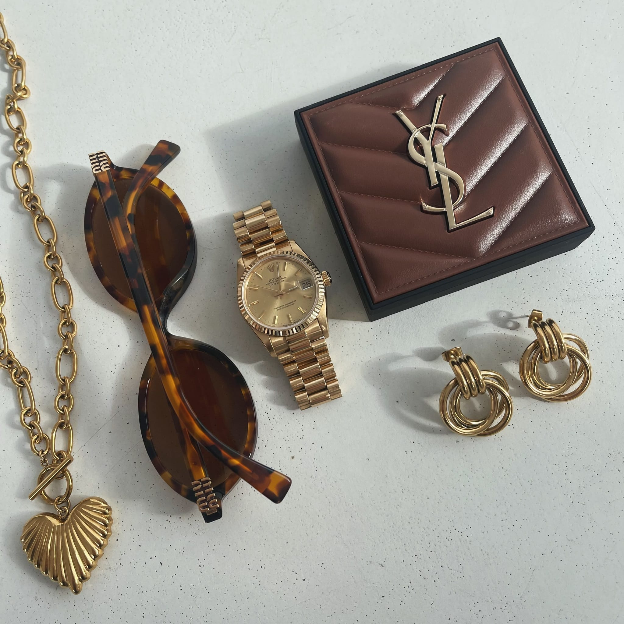 Bohomoon Stainless Steel Cece Knot Stud Earrings