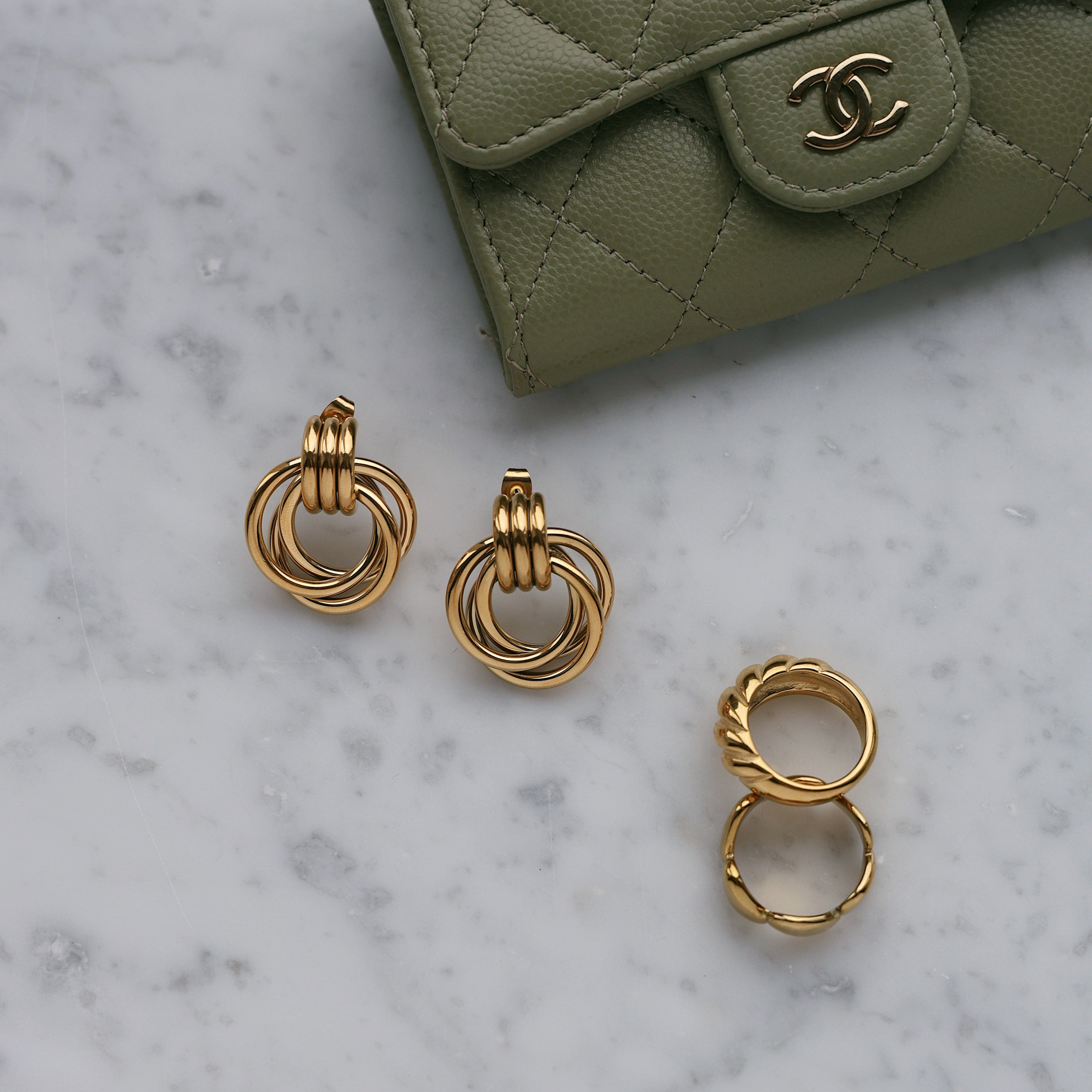 Bohomoon Stainless Steel Cece Stud Earrings