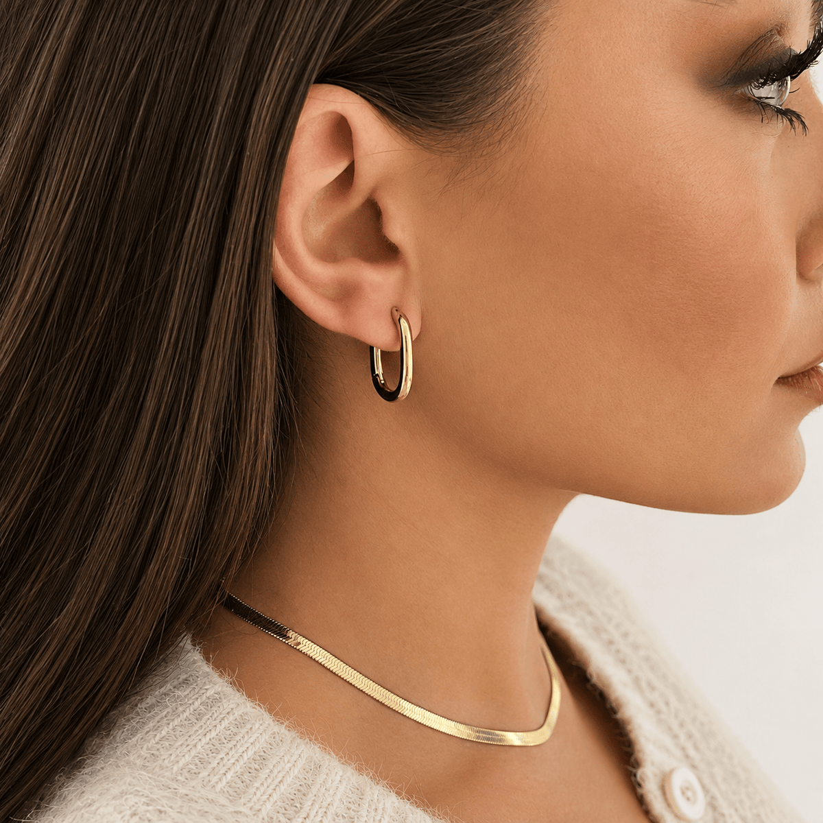 Bohomoon Stainless Steel Charli Hoop Earrings