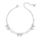 Bohomoon Stainless Steel Cherish Bow Bracelet