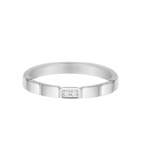BohoMoon Stainless Steel Cheryl Ring Silver / US 3 / UK F / EUR 44 / (midi)