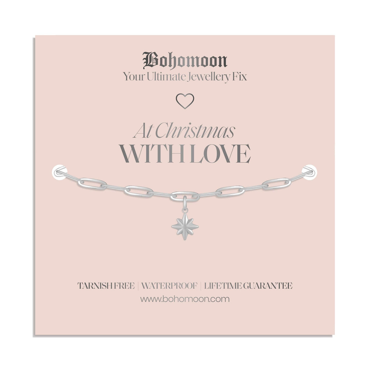 Bohomoon Stainless Steel Christmas Bracelet