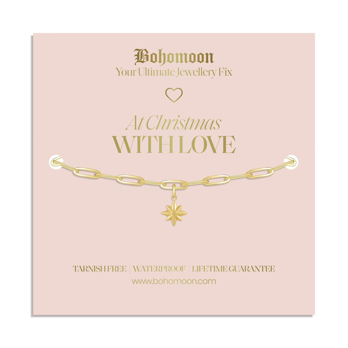 Bohomoon Stainless Steel Christmas Bracelet