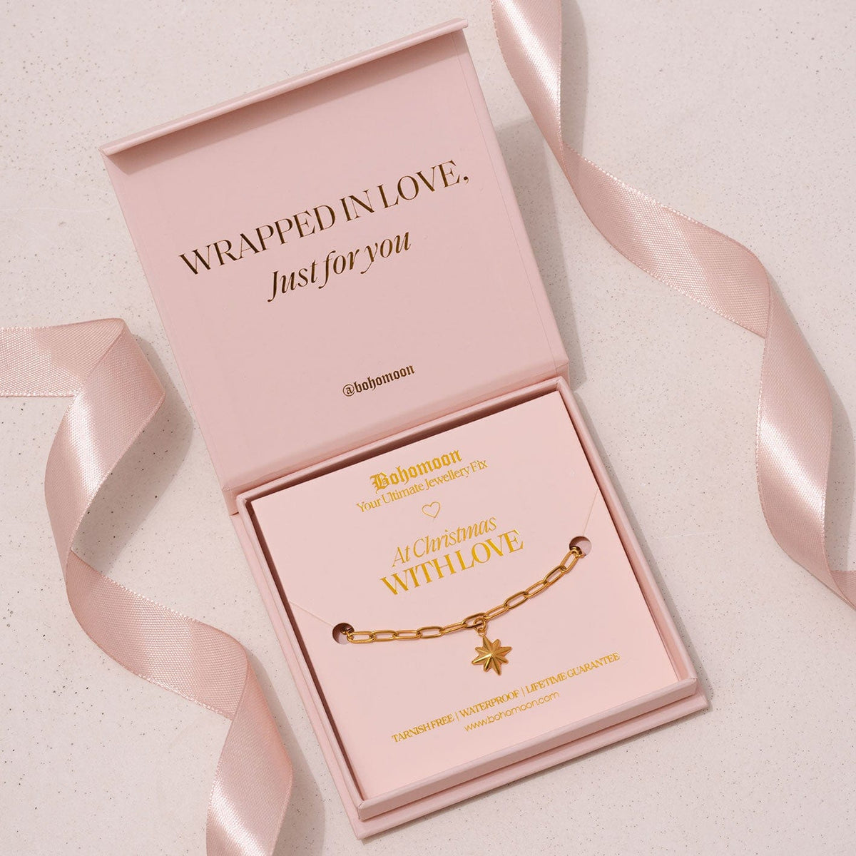 Bohomoon Stainless Steel Christmas Bracelet