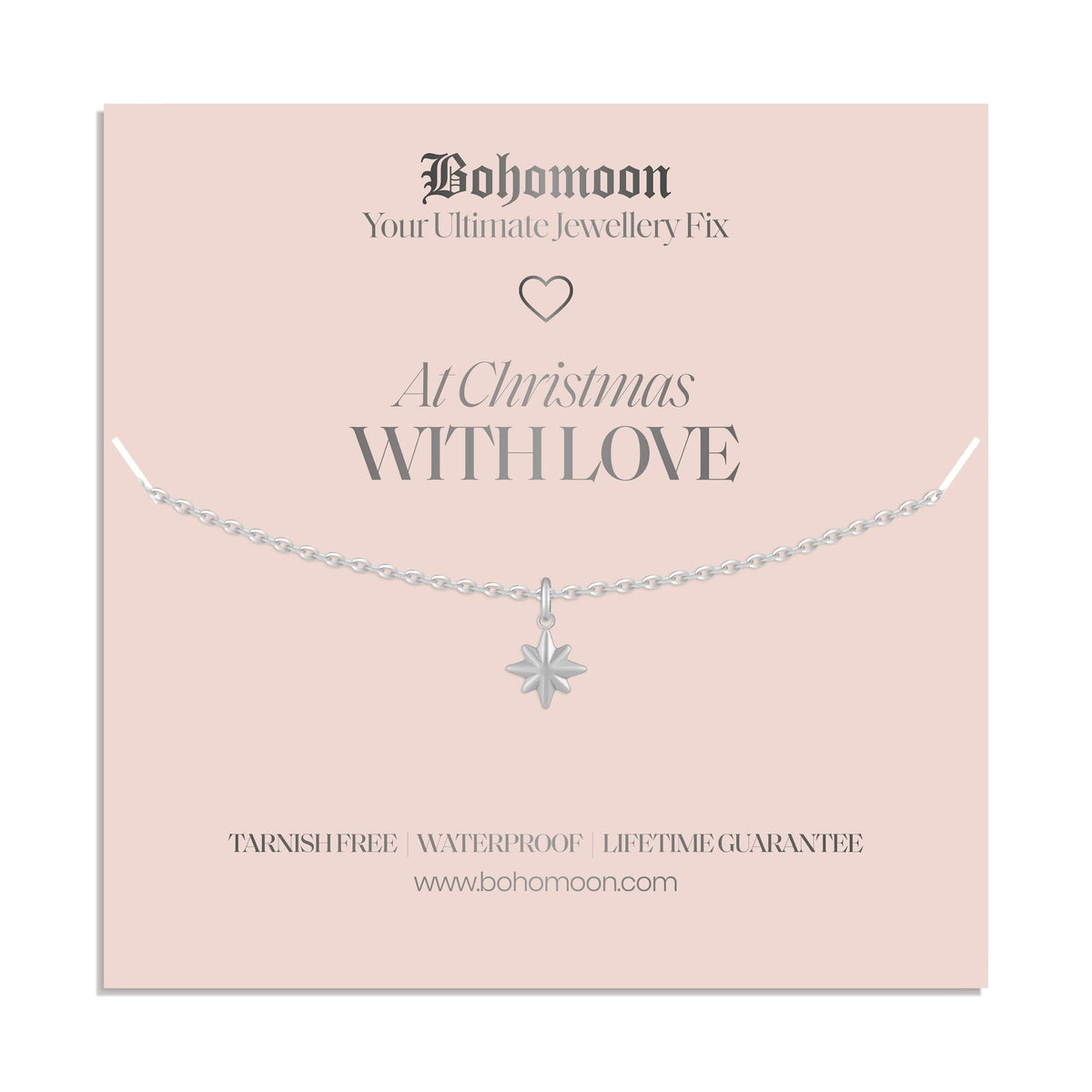 Bohomoon Stainless Steel Christmas Necklace