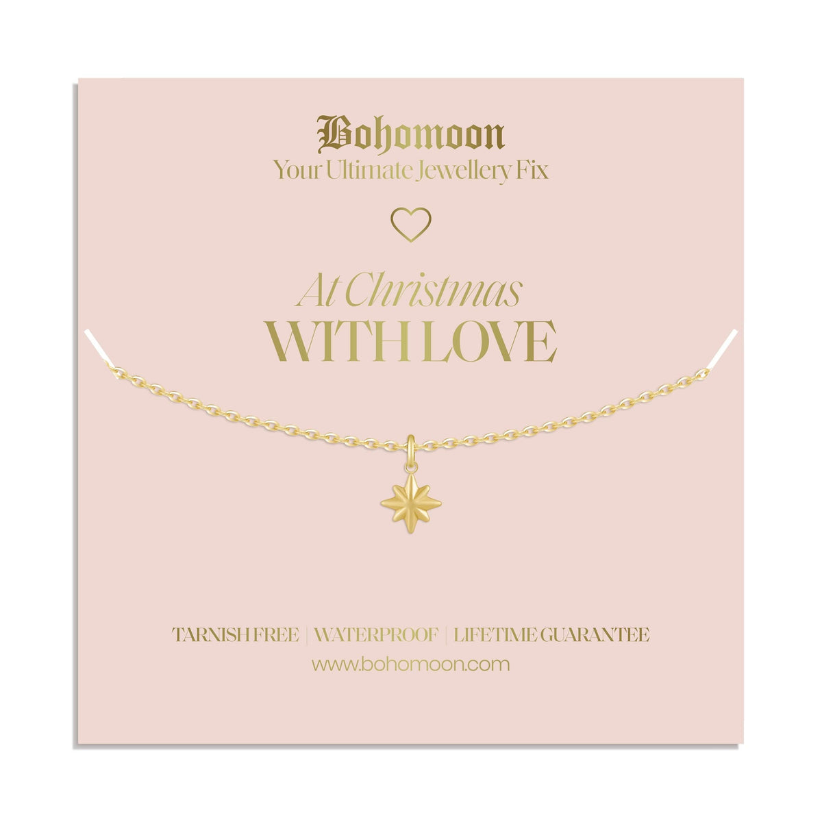 Bohomoon Stainless Steel Christmas Necklace