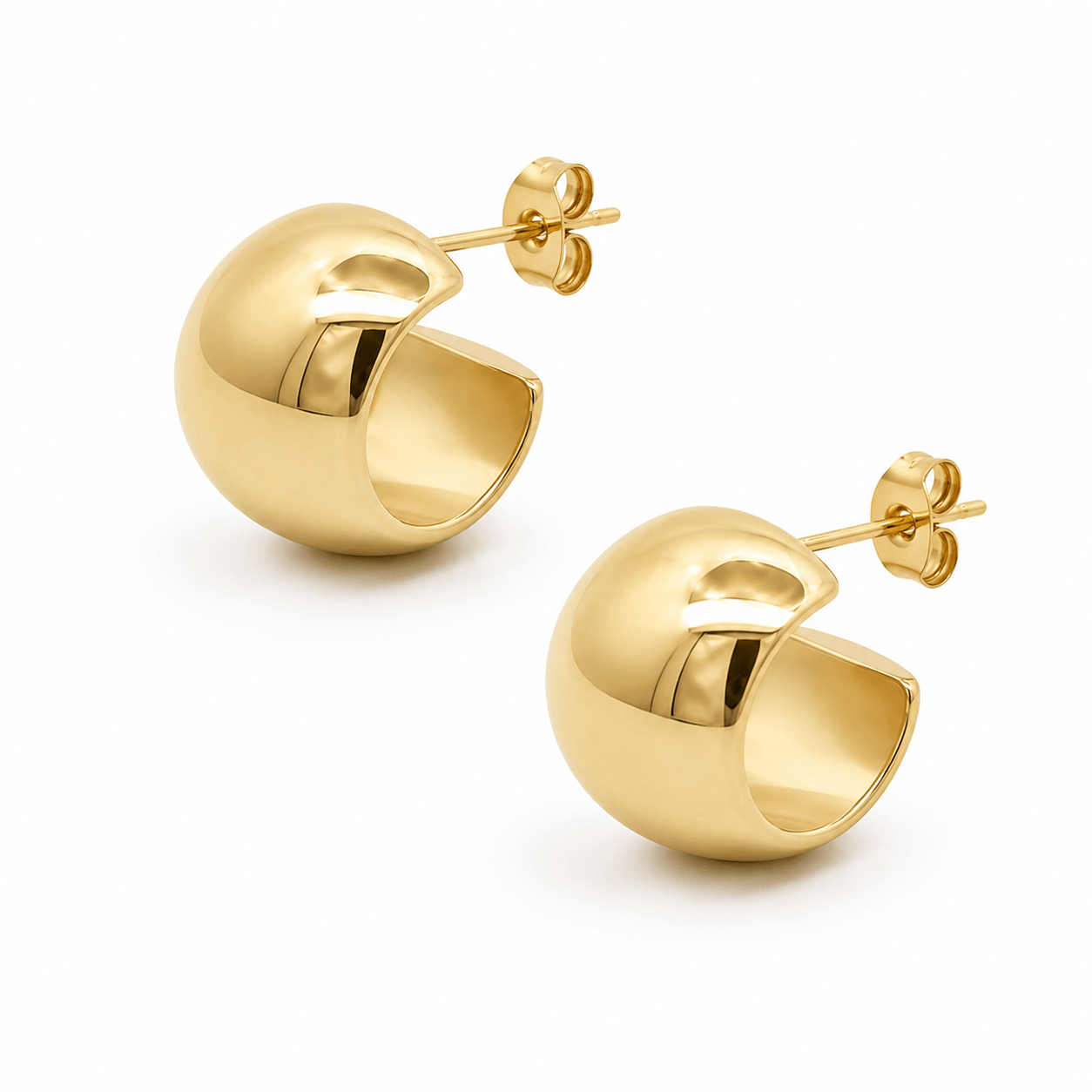 Bohomoon Stainless Steel Circus Hoop Earrings