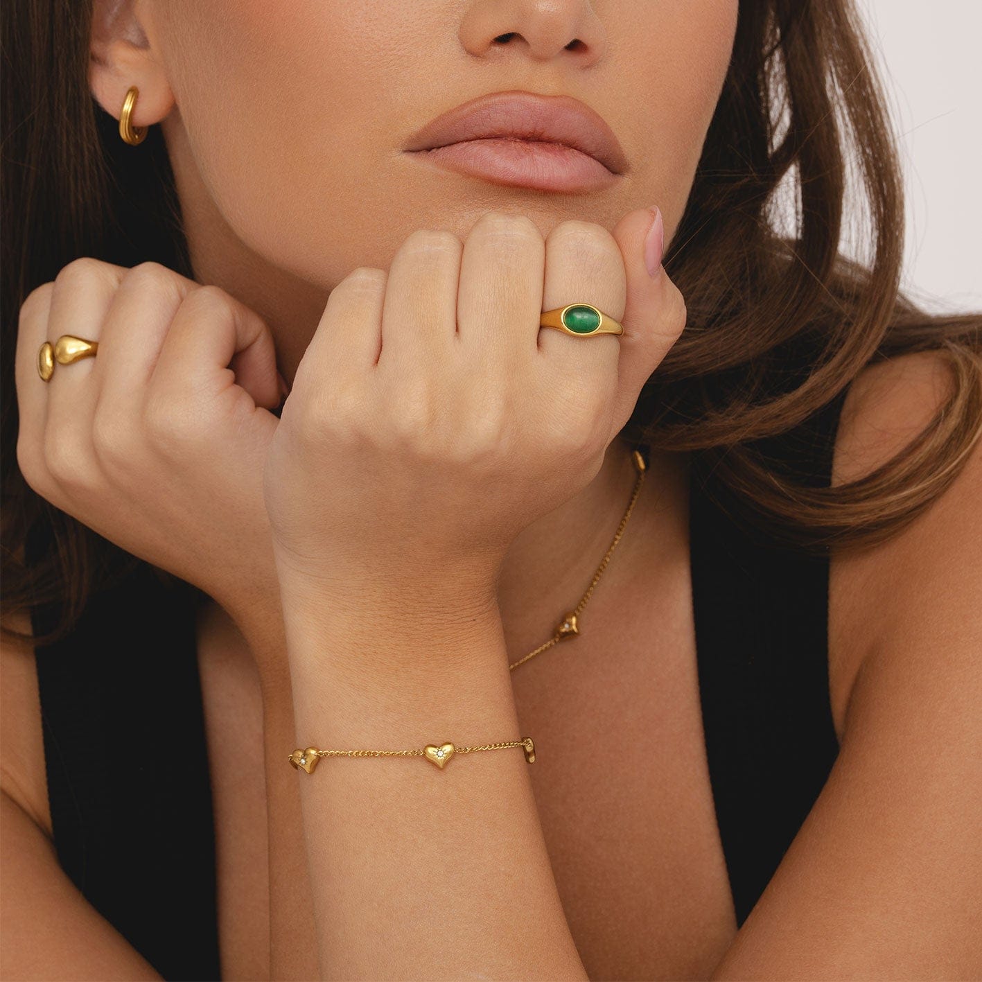 Bohomoon Stainless Steel Clara Heart Bracelet