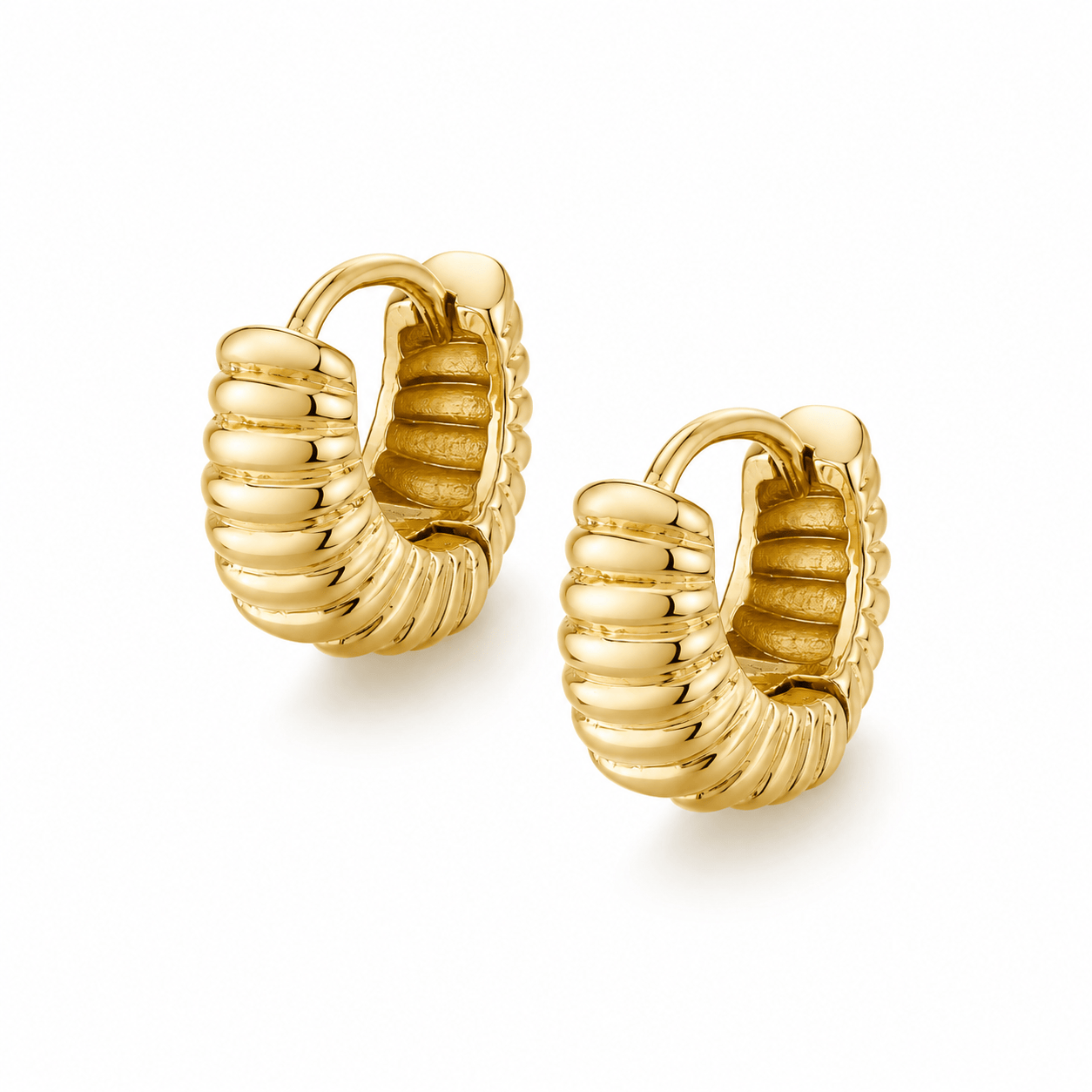 Bohomoon Stainless Steel Clary Hoop Earrings