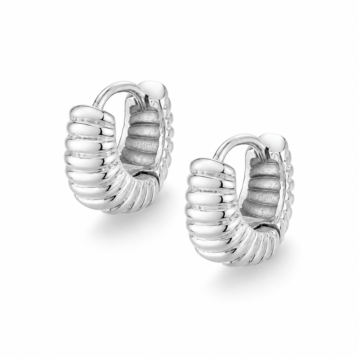 Bohomoon Stainless Steel Clary Hoop Earrings