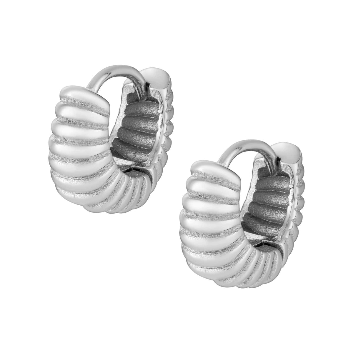 Bohomoon Stainless Steel Clary Hoop Earrings