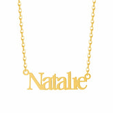 Bohomoon Stainless Steel Classic Nameplate Necklace
