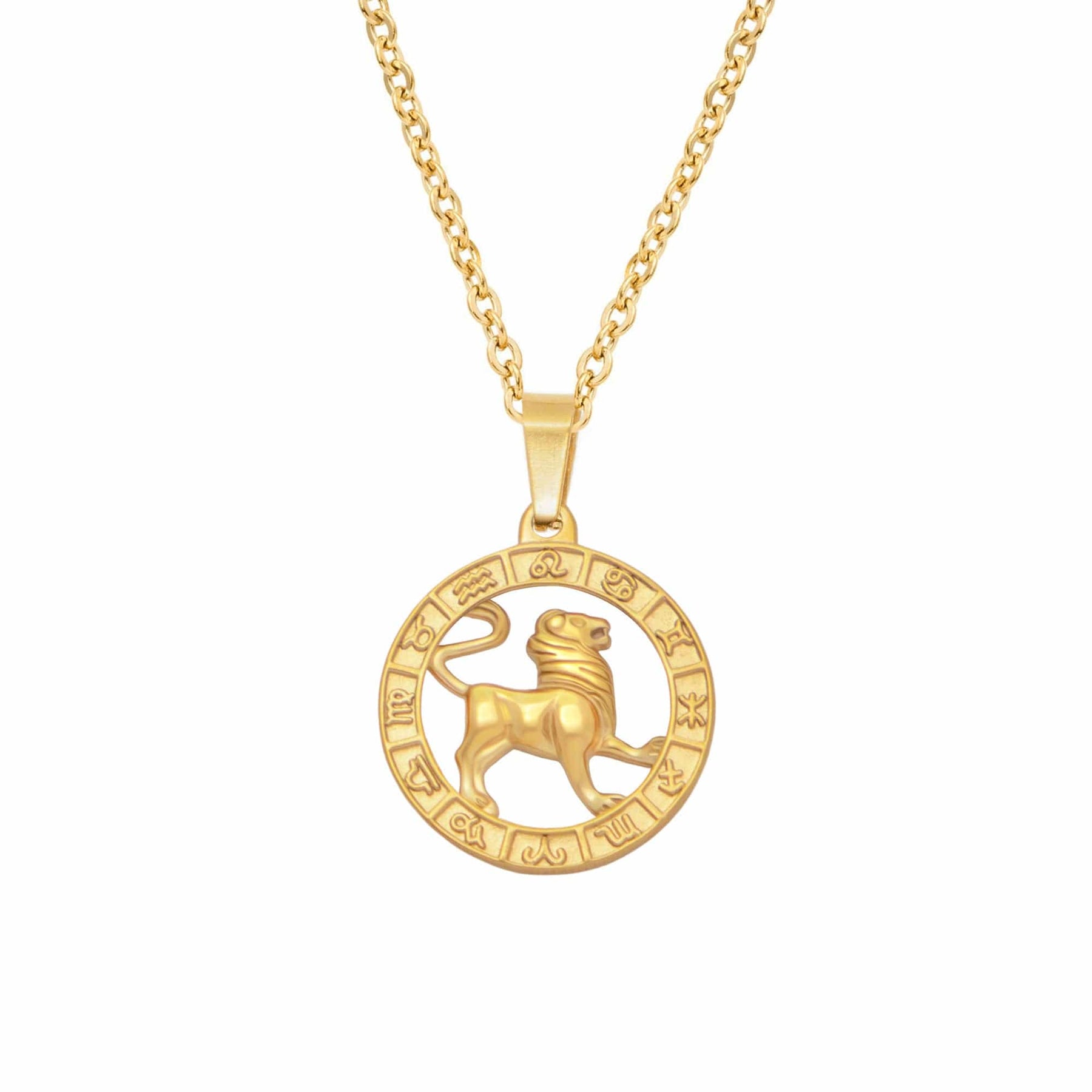 BohoMoon Stainless Steel Classic Zodiac Necklace