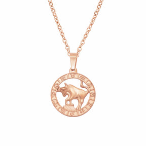 BohoMoon Stainless Steel Classic Zodiac Necklace